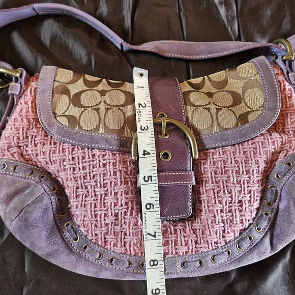 RARE Authentic Vintage Coach Signature Bag - Picture 4 of 13